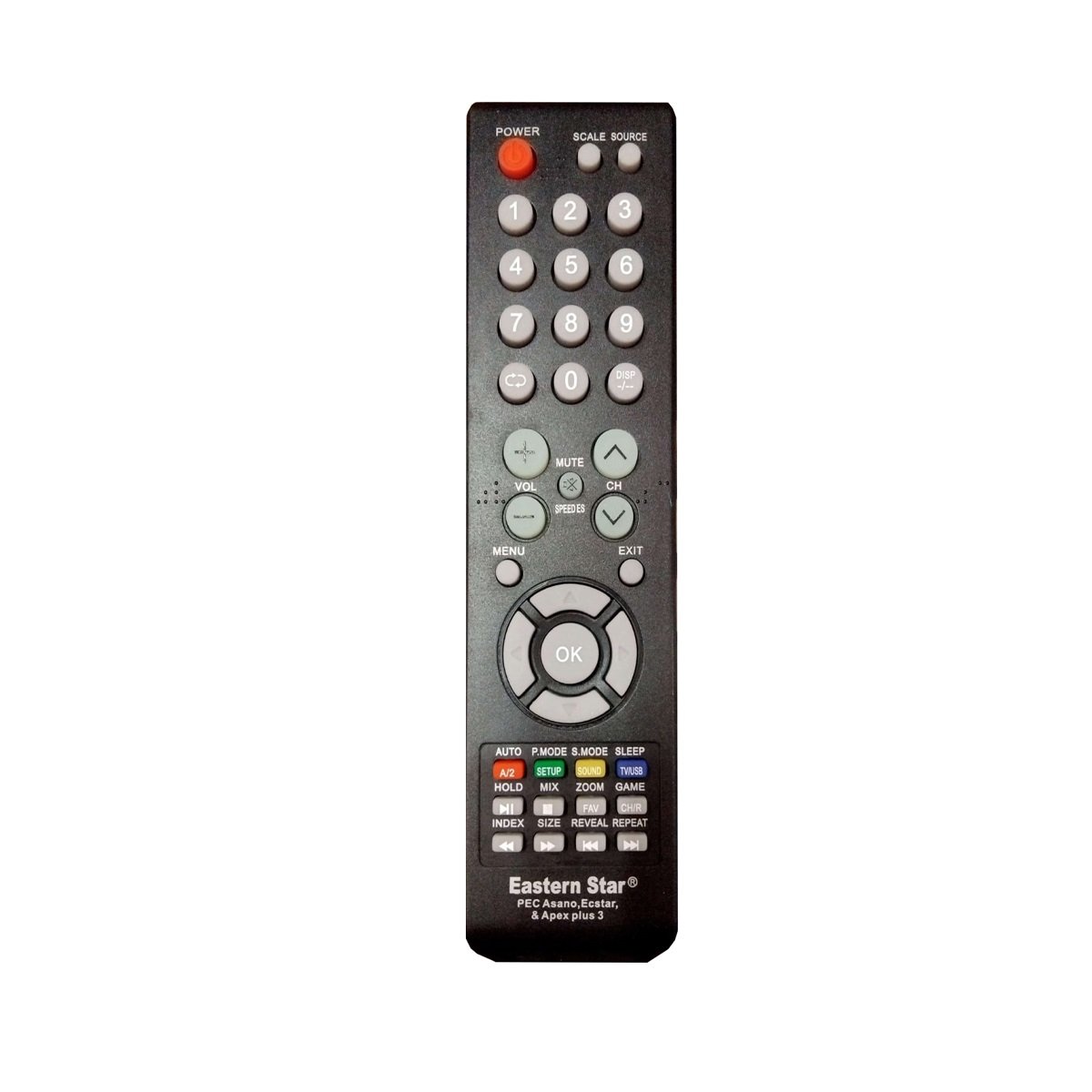 Asano Ecstar Apex Plus Universal Remote Control SRJD A15E