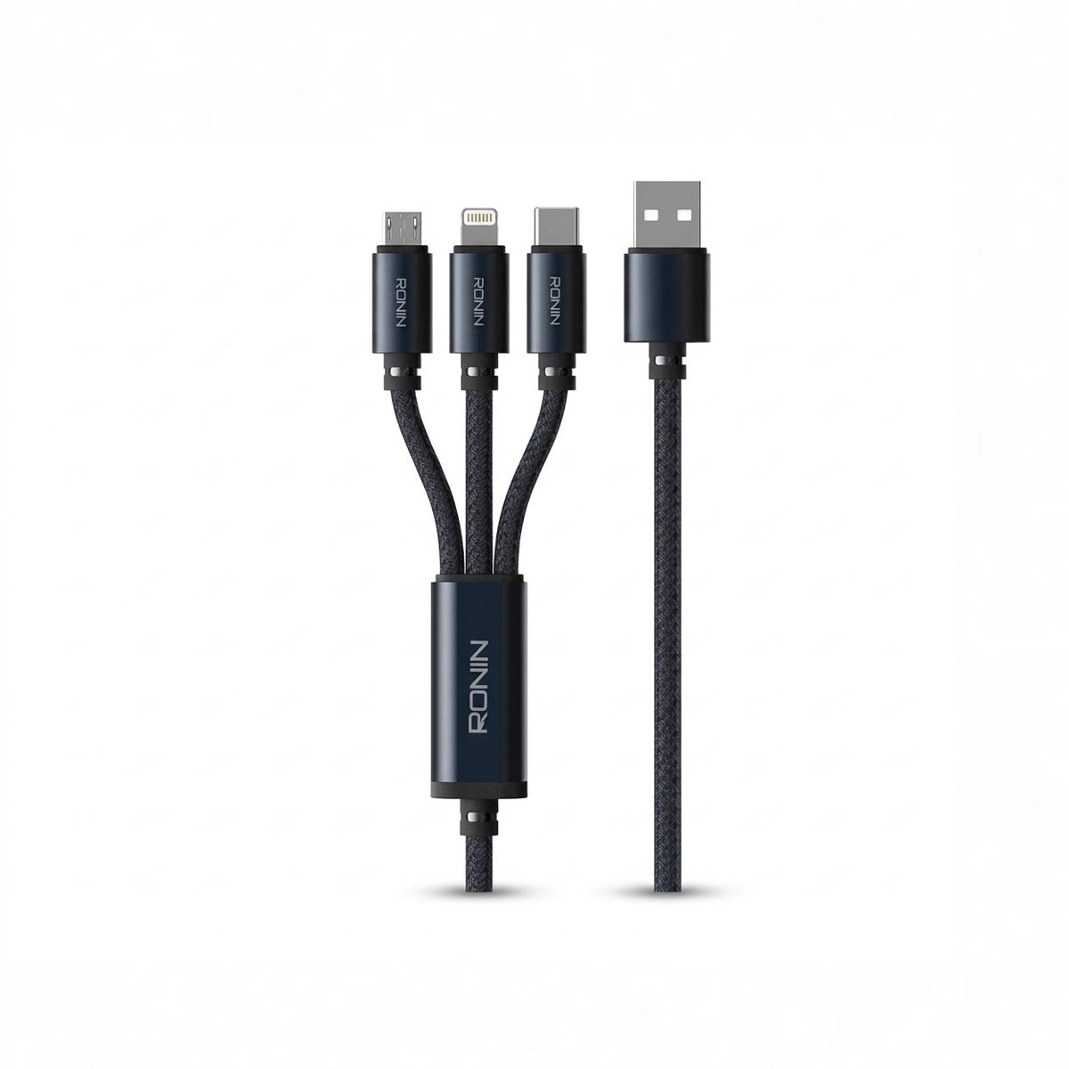 Ronin Android iPhone Type-C 3in1 Mobile Charging Data Cable